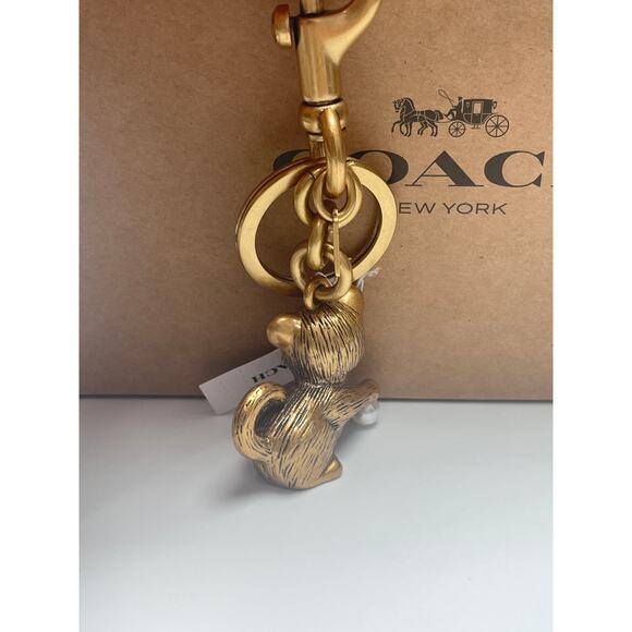 Coach Creatures Kitten Bag Charm meow cat New - Picture 3 of 5